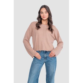 POLERA  RIB LT TERRACOTA KAYA UNITE MUJER