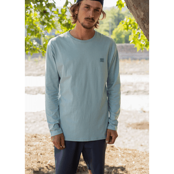 Polera Manga Larga Daily Soft Green  Hombre